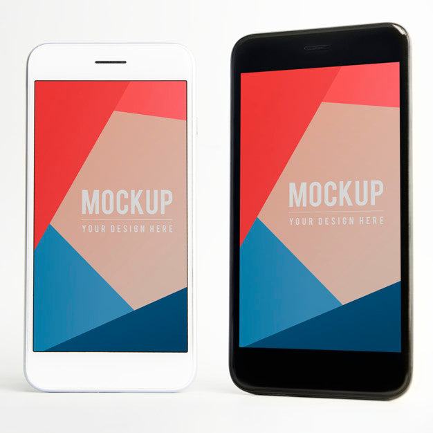 Premium Mobile Phone Screen Mockup Template Psd