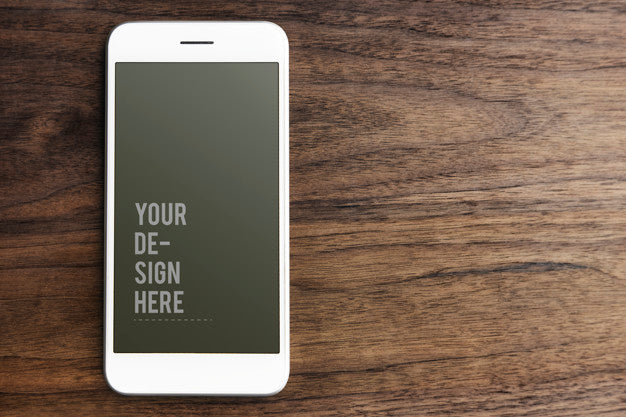 Premium Mobile Phone Screen Mockup Template Psd