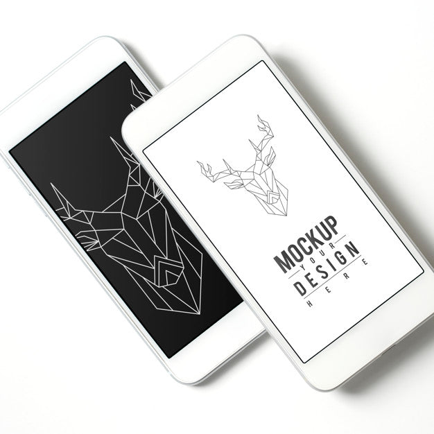 Premium Mobile Phone Screen Mockup Template Psd