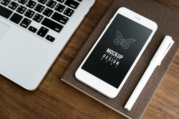 Premium Mobile Phone Screen Mockup Template Psd
