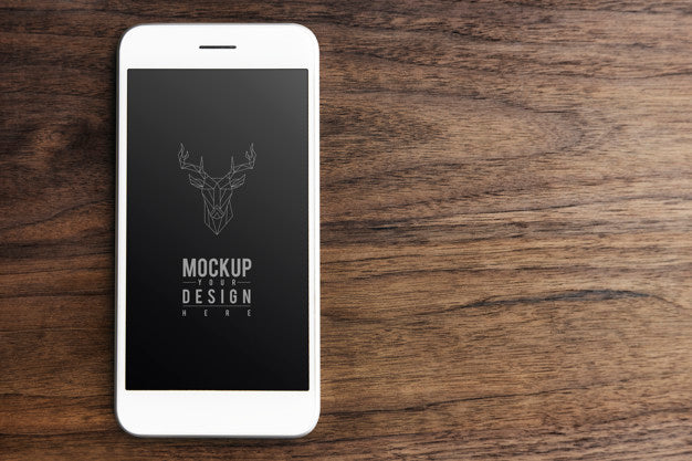 Premium Mobile Phone Screen Mockup Template Psd