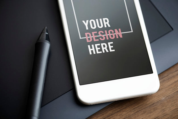 Premium Mobile Phone Screen Mockup Template Psd