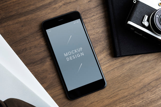 Premium Mobile Phone Screen Mockup Template Psd