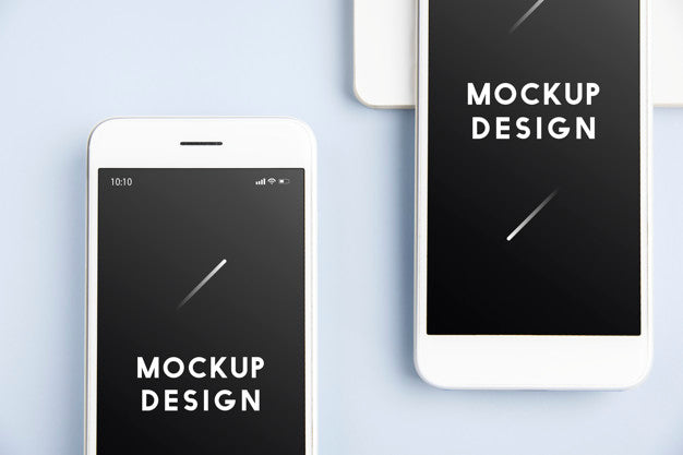 Premium Mobile Phone Screen Mockup Template Psd