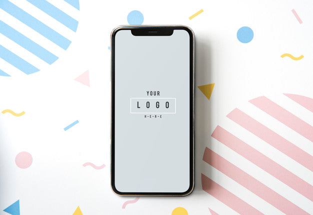 Premium Mobile Phone Screen Mockup Template Psd