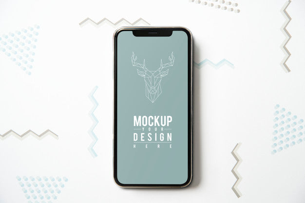 Premium Mobile Phone Screen Mockup Template Psd