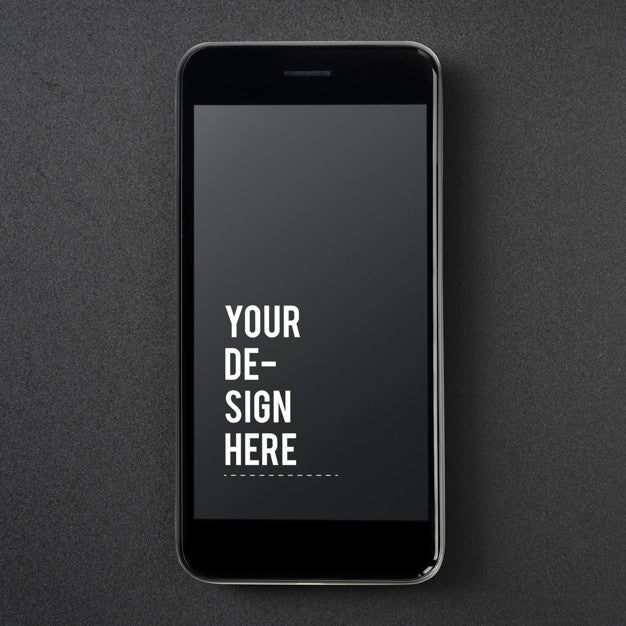 Premium Mobile Phone Screen Mockup Template Psd