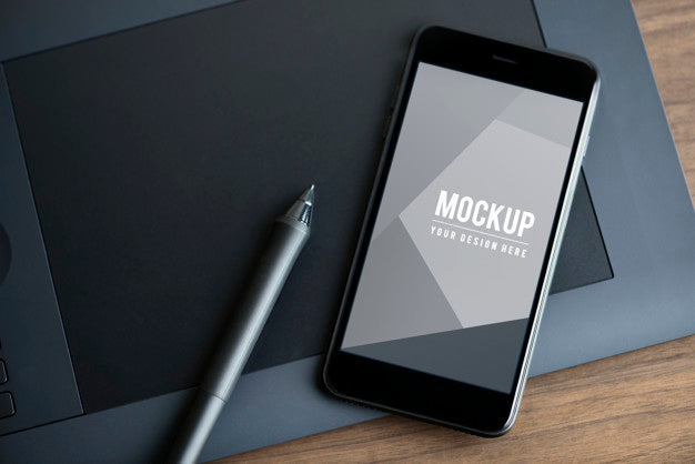 Premium Mobile Phone Screen Mockup Template Psd