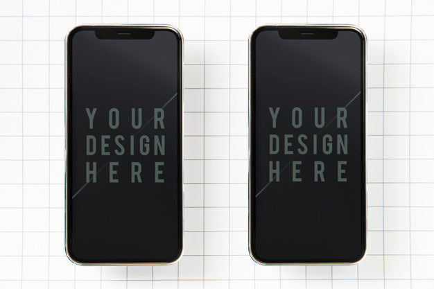 Premium Mobile Phone Screen Mockup Template Psd