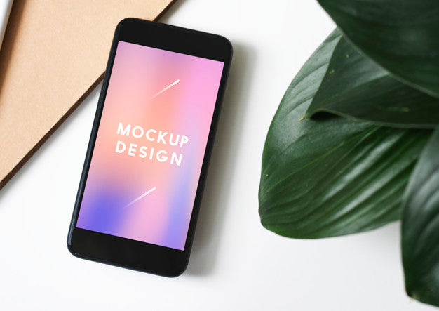 Premium Mobile Phone Screen Mockup Template Psd