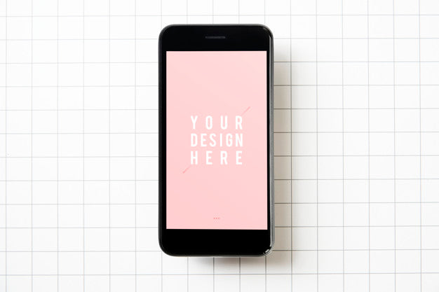 Premium Mobile Phone Screen Mockup Template Psd