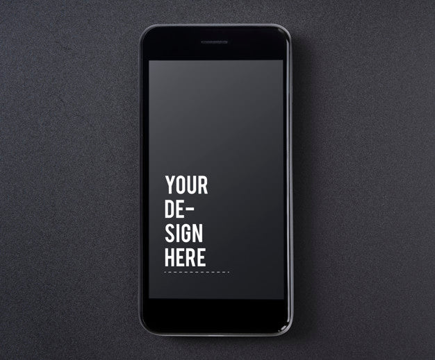 Premium Mobile Phone Screen Mockup Template Psd