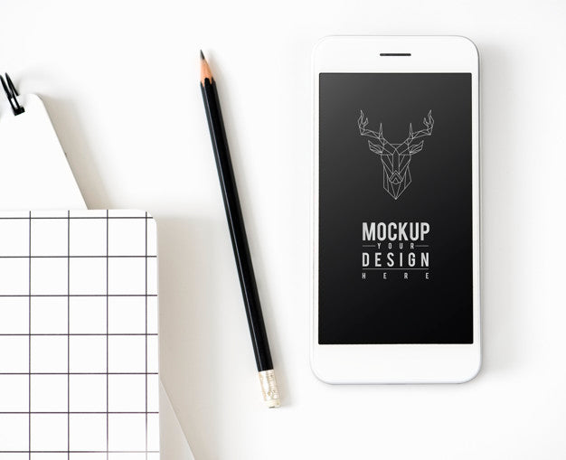 Premium Mobile Phone Screen Mockup Template Psd