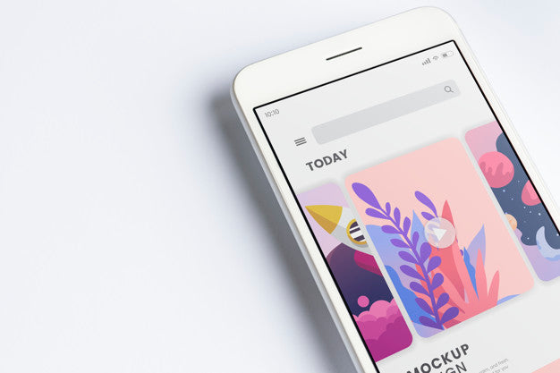 Premium Mobile Phone Screen Mockup Template Psd