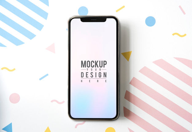 Premium Mobile Phone Screen Mockup Template Psd