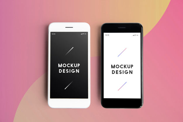 Premium Mobile Phone Screen Mockup Template Psd