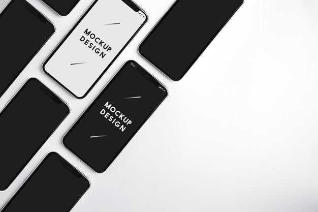 Premium Mobile Phone Screen Mockup Template Psd