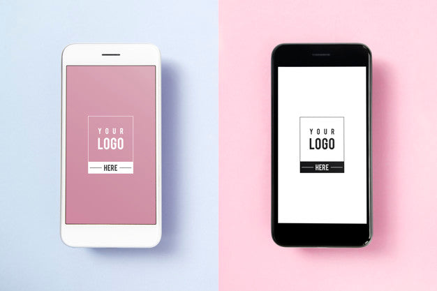 Premium Mobile Phone Screen Mockup Template Psd