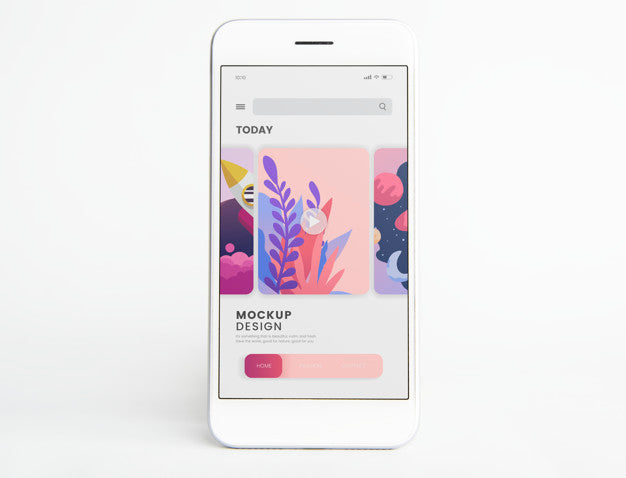 Premium Mobile Phone Screen Mockup Template Psd