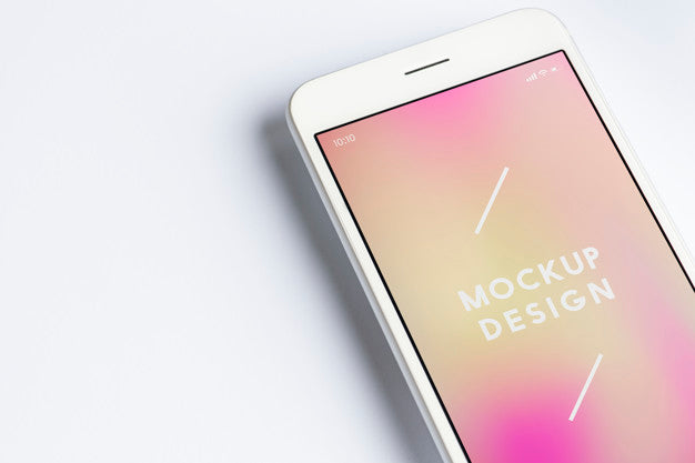 Premium Mobile Phone Screen Mockup Template Psd