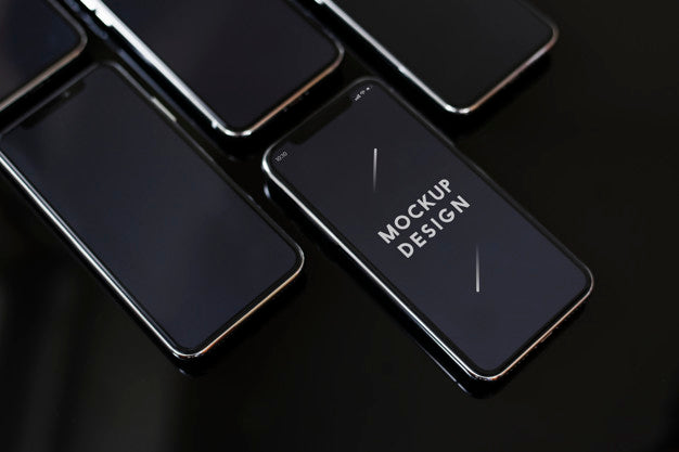 Premium Mobile Phone Screen Mockup Template Psd