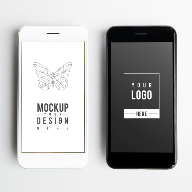 Premium Mobile Phone Screen Mockup Template Psd