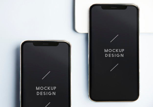 Premium Mobile Phone Screen Mockup Template Psd