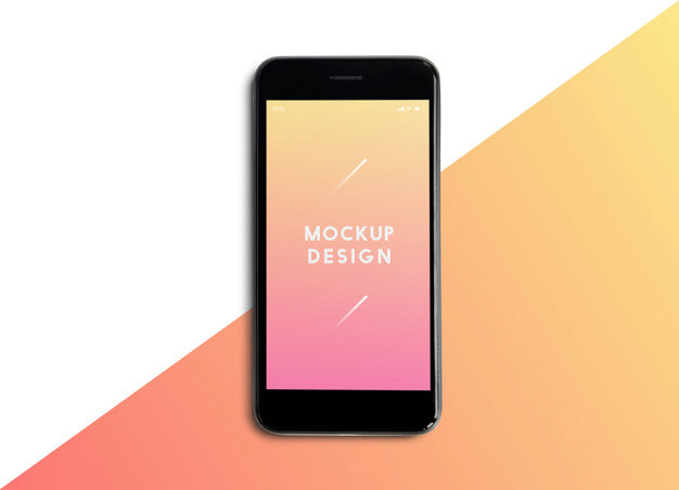 Premium Mobile Phone Screen Mockup Template Psd