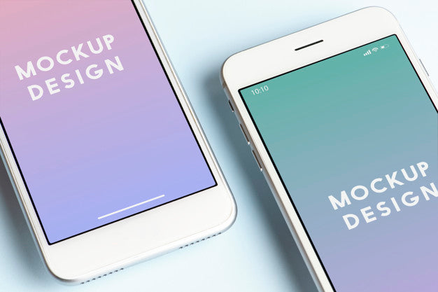 Premium Mobile Phone Screen Mockup Template Psd