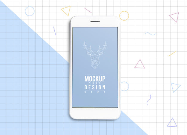 Premium Mobile Phone Screen Mockup Template Psd