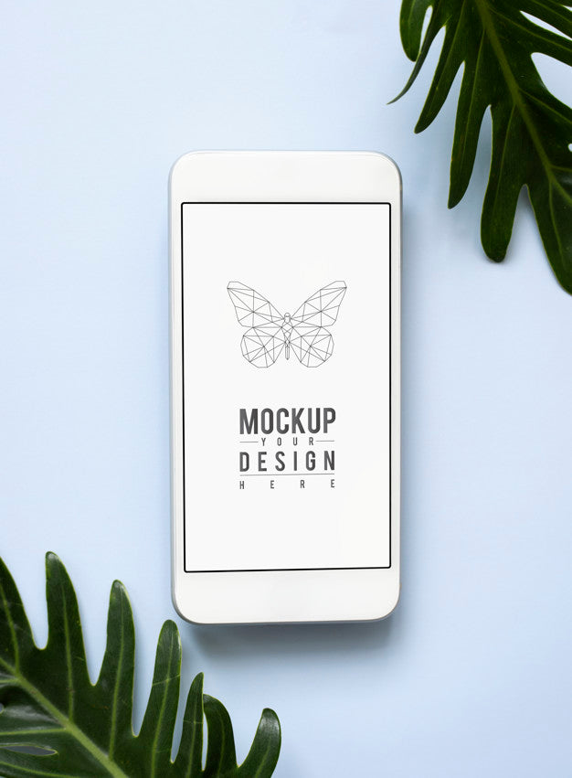 Premium Mobile Phone Screen Mockup Template Psd