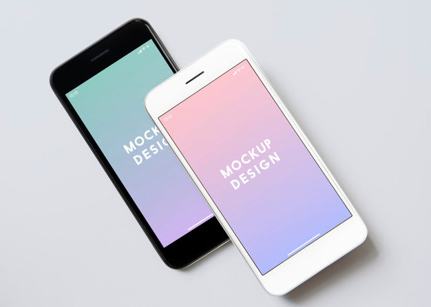 Premium Mobile Phone Screen Mockup Template Psd