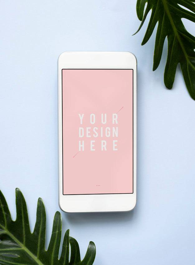 Premium Mobile Phone Screen Mockup Template Psd