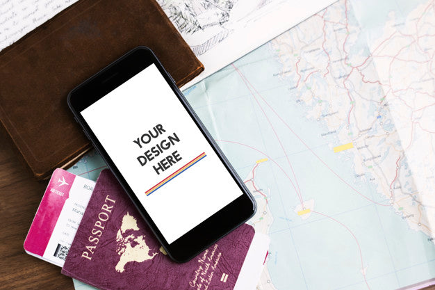 Premium Mobile Phone Screen Mockup Template Psd