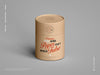 Premium Packaging Craft Paper Tube Mockup