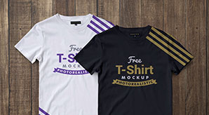 Premium Regular Fit Half Sleeves T-Shirt Mockup Psd