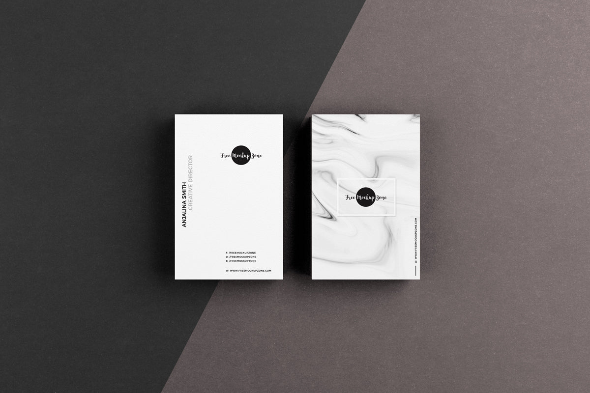 Premium Textured Business Card Mockup Psd For Branding