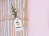 Present Box Mockup With Christmas Concept Psd