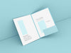 Presentation Folder With A4 Paper Mockup Psd