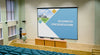 Presentation Hall Projector Screen Mockup Psd