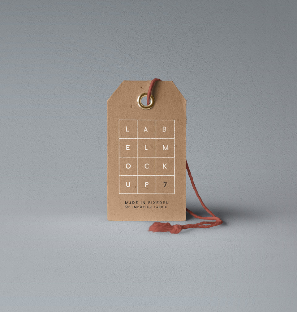 Authentic Psd Label Brand Mockup