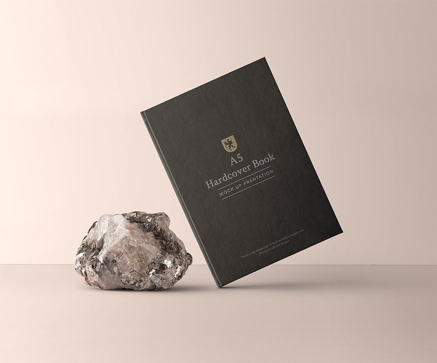 A5 Psd Book Mockup Hardcover Design