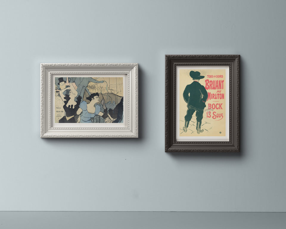 Two Vintage Psd Frame Mockups