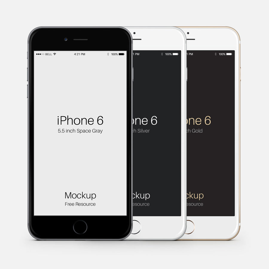iPhone 6 Plus Vector Mockup Photoshop