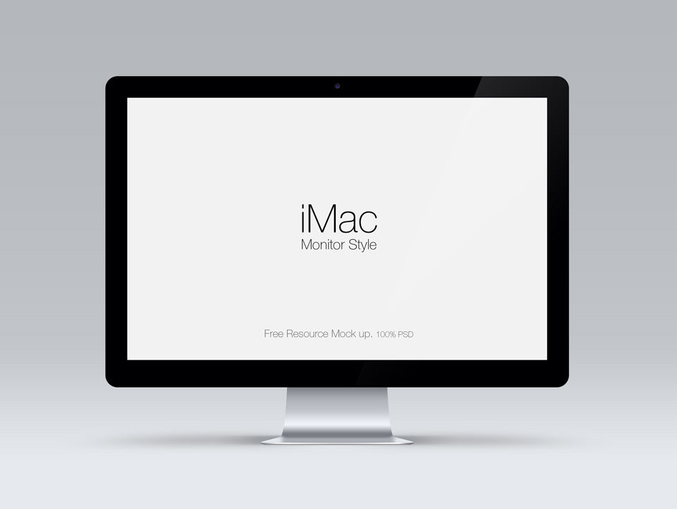 Cinema Computer Display Mockup