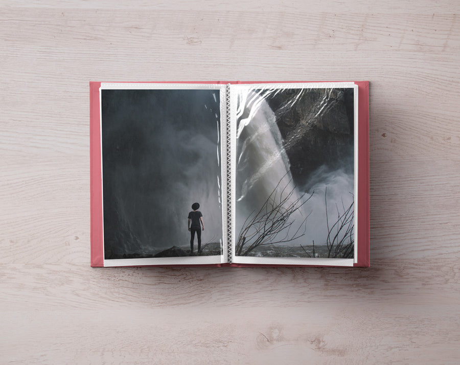 Photo Album Psd Mockup Template Top View