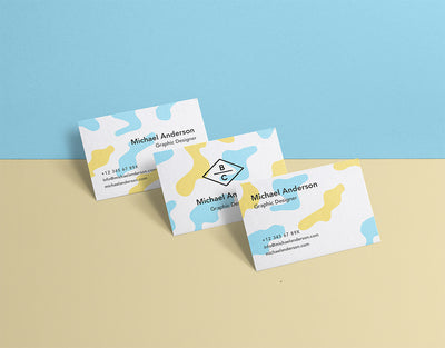 Clean and Professional set of Psd Business Card Mockups
