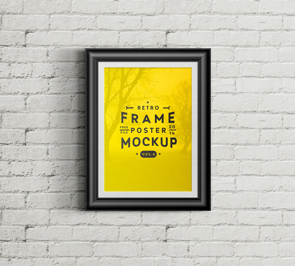 Poster Frame Mockup Psd