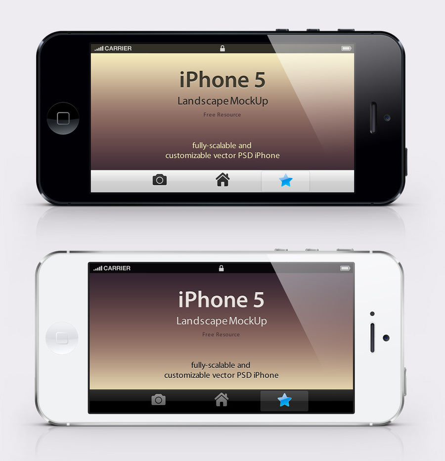 iPhone Landscape Mockup
