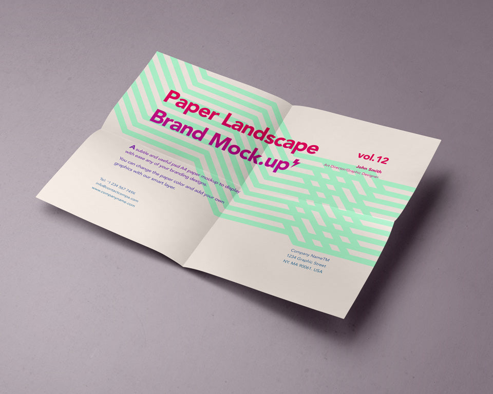 Psd A4 Paper Mockup